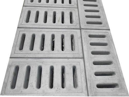 Rectangular Cement Drain Cover, for Construction, Size : Standard
