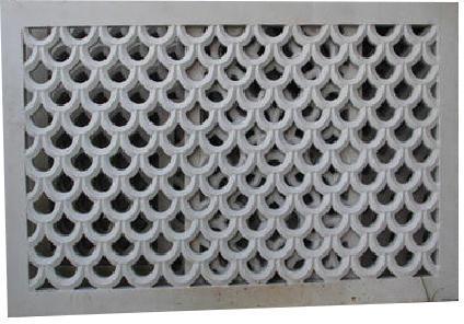 Rectangular Polished Cement Jali, for Construction, Pattern : Plain