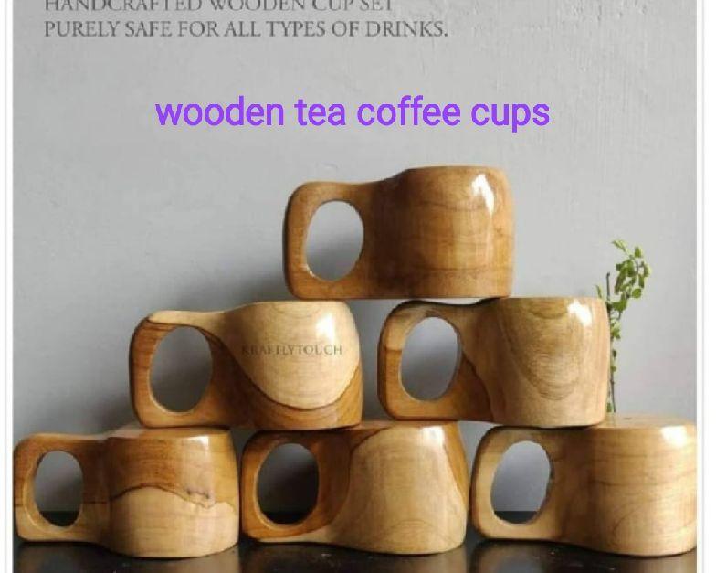 Wooden Tea & Coffee Cup