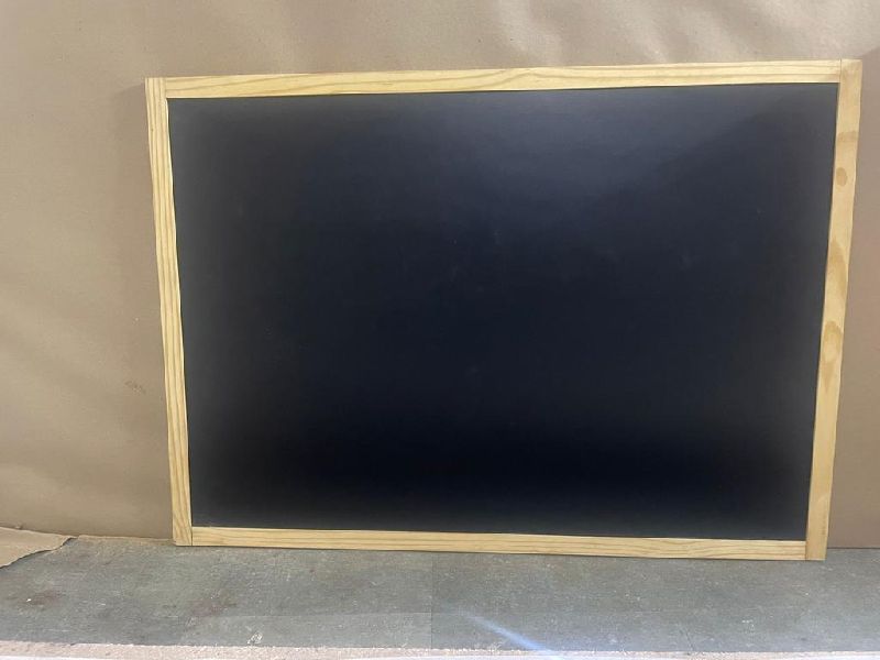 Rectangular Wooden Frame Black Chalk Board, for School, Tuition, Home, Pattern : Plain