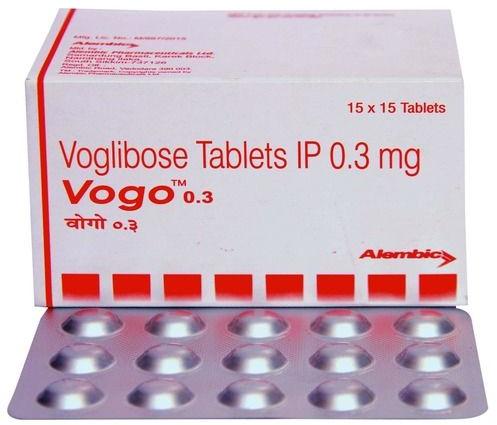 Vogo 0.3mg Tablets, Type Of Medicines : Allopathic