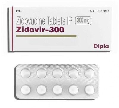 Zidovir 300mg Tablets, Type Of Medicines : Allopathic