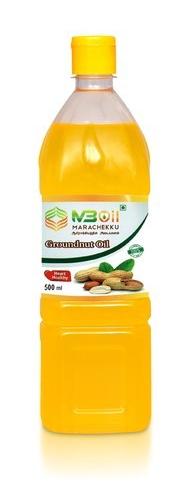 Cold pressed groundnut oil