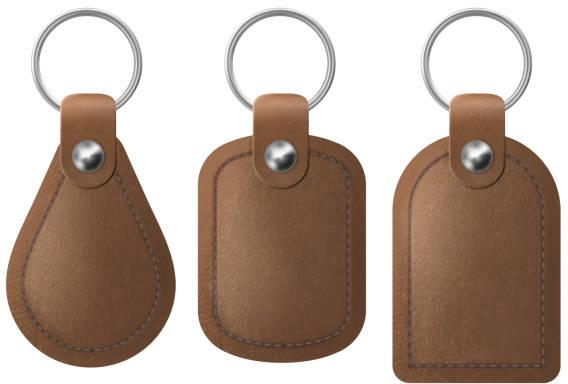 Multishape Polished Leather Keychains, Feature : Durable, Fine Finished