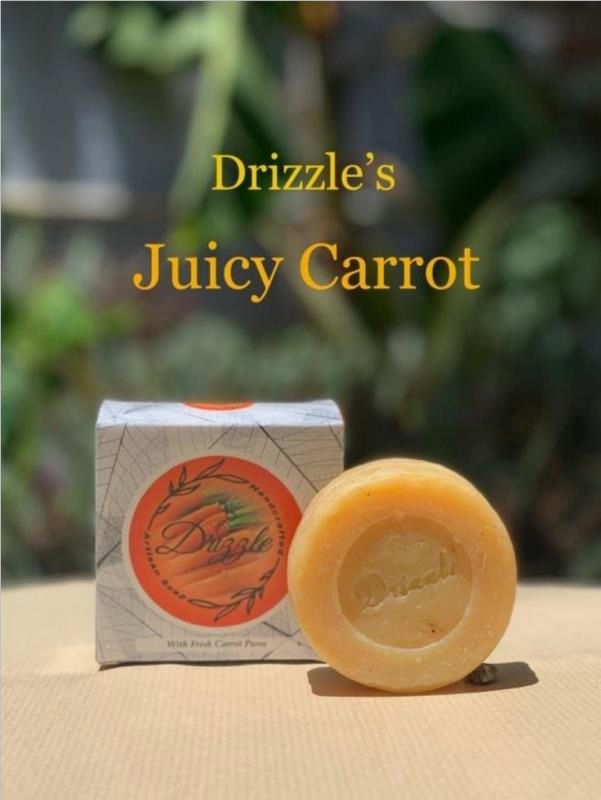 Drizzle Juicy Carrot Handmade Soap