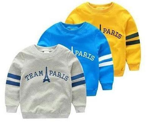Printed Kids Woolen Sweatshirt, Feature : Easily Washable, Impeccable Finish, Shrink Resistance