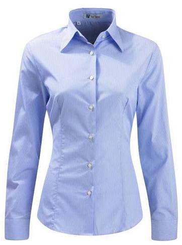 Cotton Plain Ladies Formal Shirts, Feature : Comfortable, Easily Washable