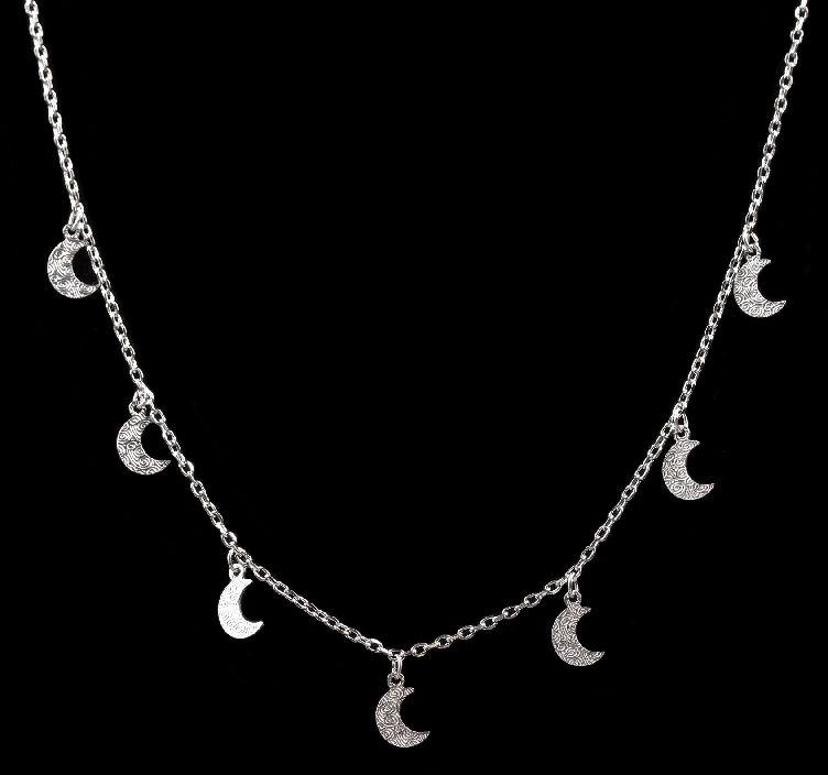 Half Moon Tanmaniya Designing Diamond Necklace