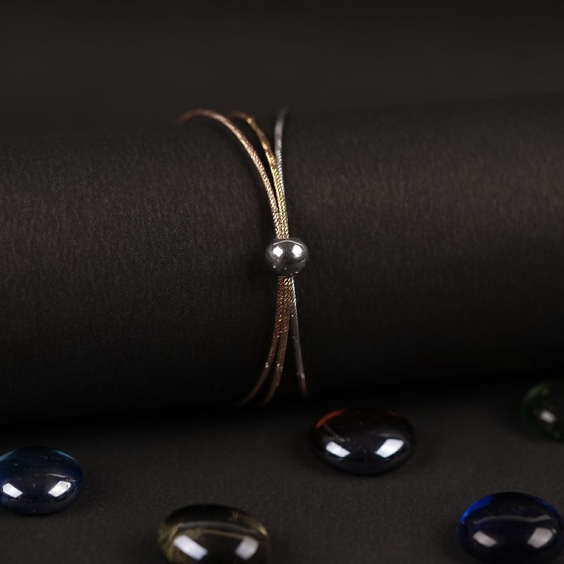 Italian White Rose and Yellow Color Bracelet