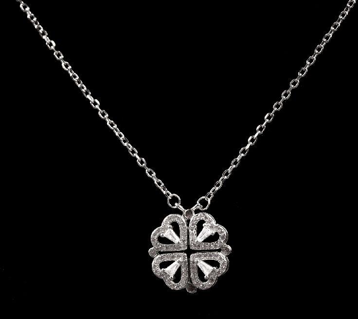 Magnificent Flower Design Magic Makeover Diamond Necklace