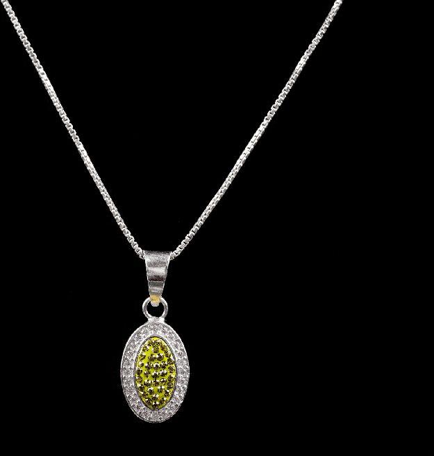 Olive Diamond Attractive Necklace