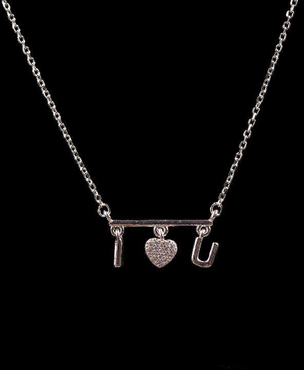 Perfect Valentine LOVE Diamond Necklace