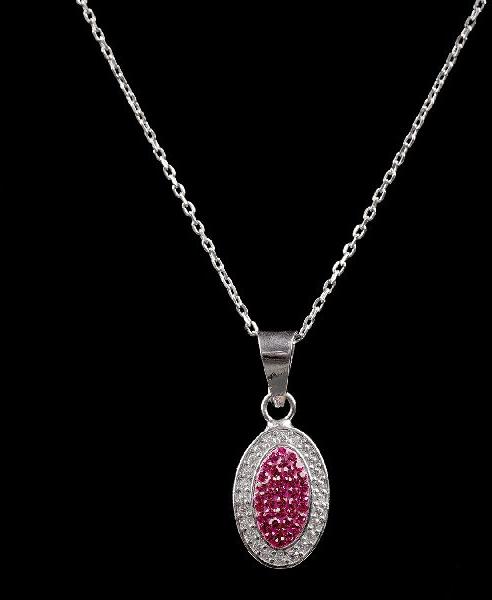 Pinky Diamond Necklace