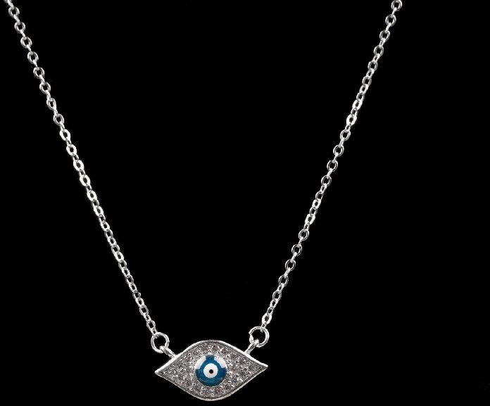 Shine Blue Diamond Fill Pendent Necklace