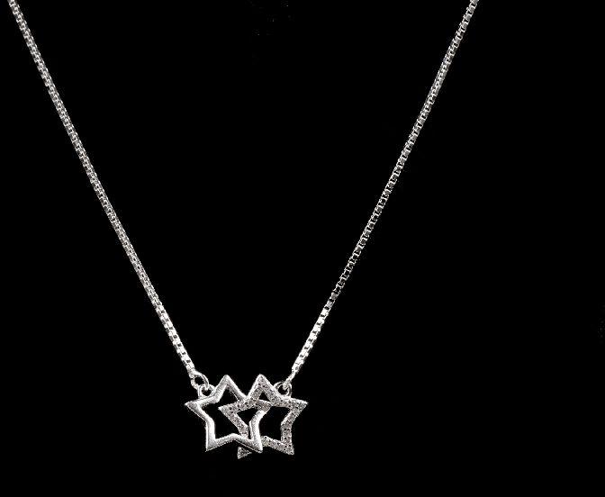 Shining Star Diamond  Necklace