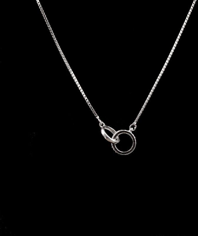 Small Big Circle Combo Unique Necklace