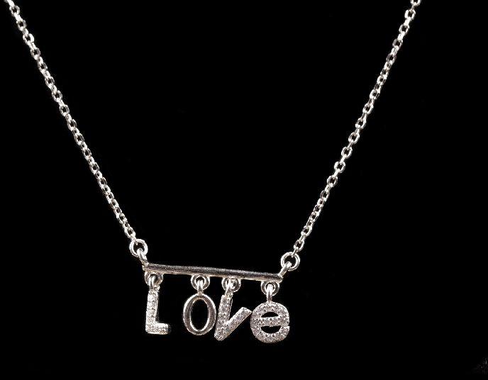Small Diamond Love Neckless