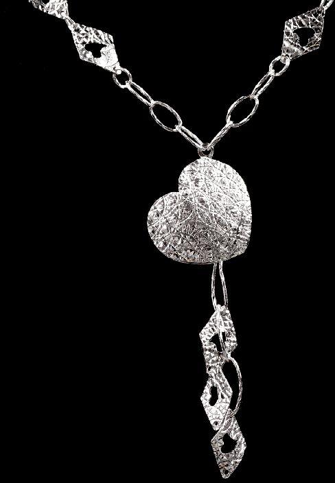 Spark In Party With Unique Heart Necklace