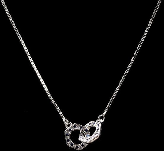 Unique Twin Star Diamond Pendent