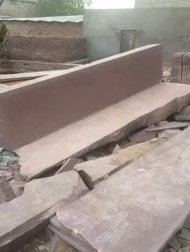 Rectangular Red Mandana Stone, for Construction, Size : Standard