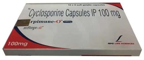 Cyclosporine 100mg Capsules