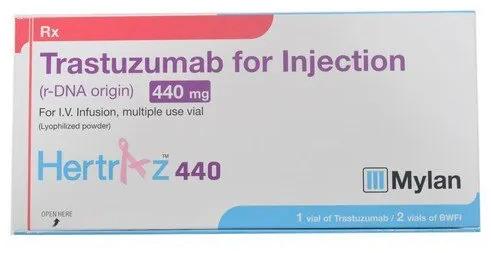 Mylan Hertraz 440mg Trastuzumab Injection, for Hospital, Clinic, Medicine Type : Allopathic