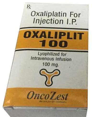 Oxaliplit 100mg Injection, For Hospital, Clinic, Composition : Oxaliplatin