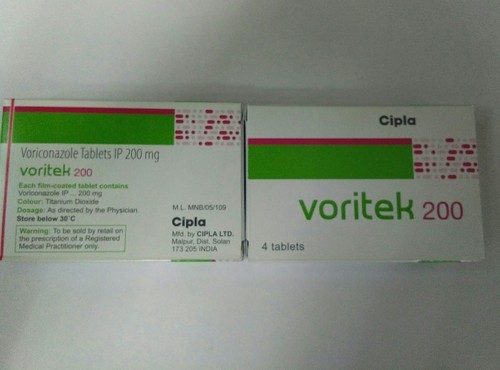 Voritek 200mg Tablets, Composition : Voriconazole