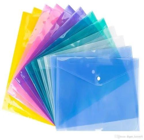 Plain Plastic File Folder, Size : A/3, A/4