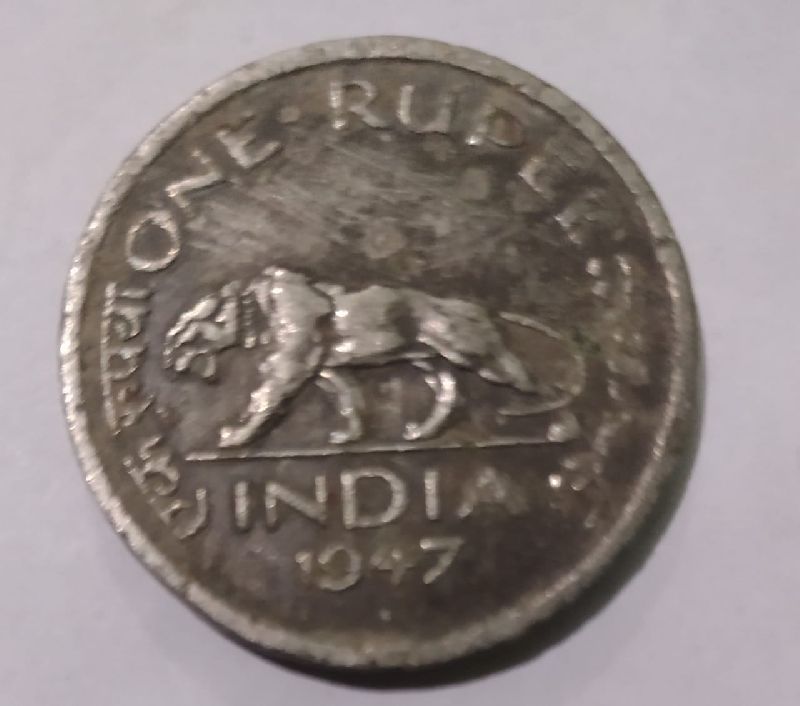 Silver one rupee coin, Feature : Fine FInished, Hard Structure