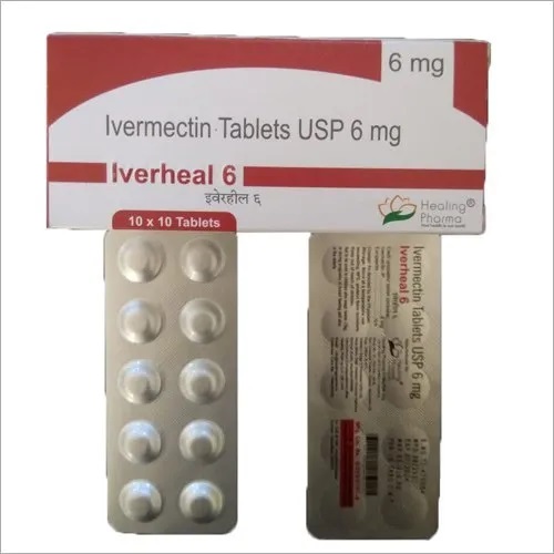 Ivermectin Tablet, Packaging Size : 10*10 Box (100 Tablets)