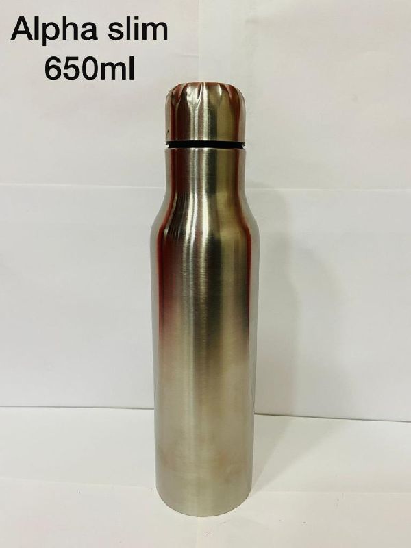 Alpha Slim Stainless Steel Bottle, Packaging Type : Paper Box