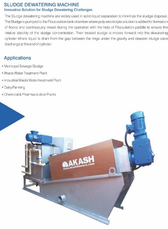 SS-304 Electric 1000-2000kg sludge dewatering machine, Certification : Iso 9001:2008, ISO 9001:2015