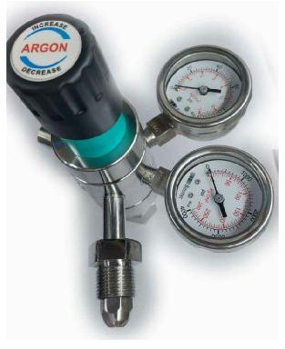 Stainless Steel Dual Stage Pressure Regulator, For Gas, Feature : Durable, High Performance, Leakage Proof