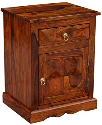 5-10 Kg Plain Wooden Bedside Table, Shape : Square