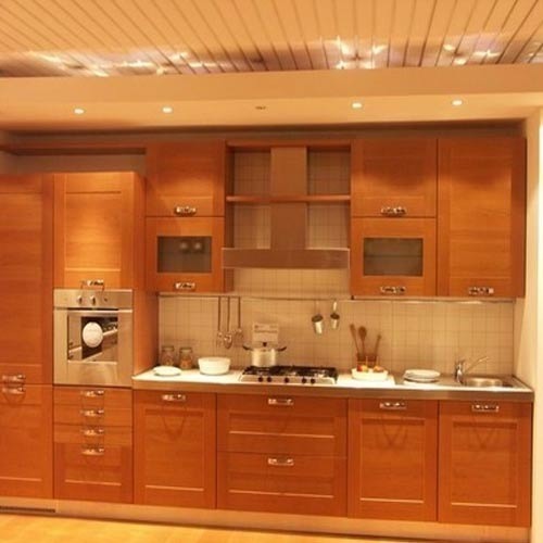 Plain Wooden Kitchen Wardrobe, Specialities : Durable, Fine Finished