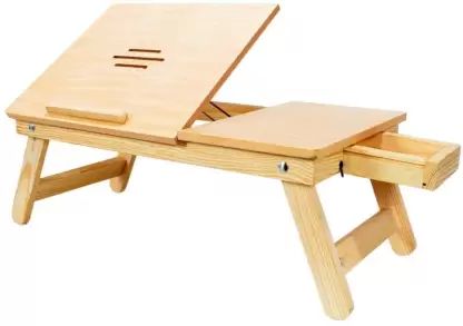 Rectangular Wooden Laptop Table, for Home, Pattern : Plain