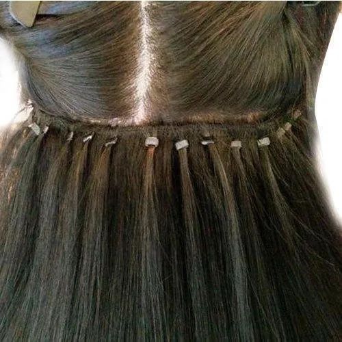 Straight Weft Hair Extensions, for Personal, Parlour, Length : 8 to 12 Inch