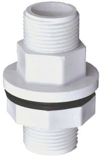 UPVC Tank Nipple, Color : White