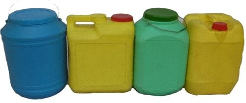 Plastic Blow Moulded Vanaspati Containers