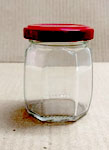 120-ml plain plastic-cap honey jar