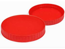 120-mm-red plastic caps