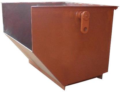 Square.Rectangular Mild Steel Wheeled Industrial Scrap Bin, for Storage, Feature : Fine Finished, Good Strength