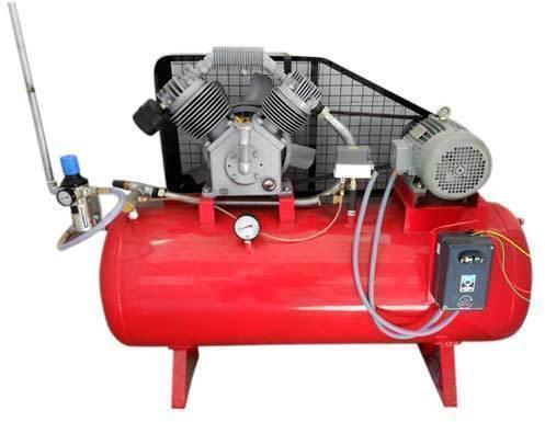 Mild Steel Industrial Air Compressor, Voltage : 220 V