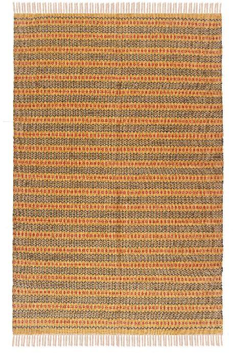 Jute IK-JTDH-32 Rugs, Color : Mustard/Black