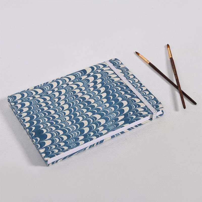 IKHP-30 Handmade Paper, Color : White / Blue