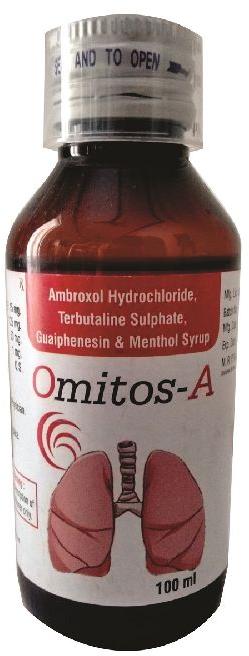 Ambroxol Hcl, Terbutaline Sulphate Guaiphenesin And Menthol Syrup