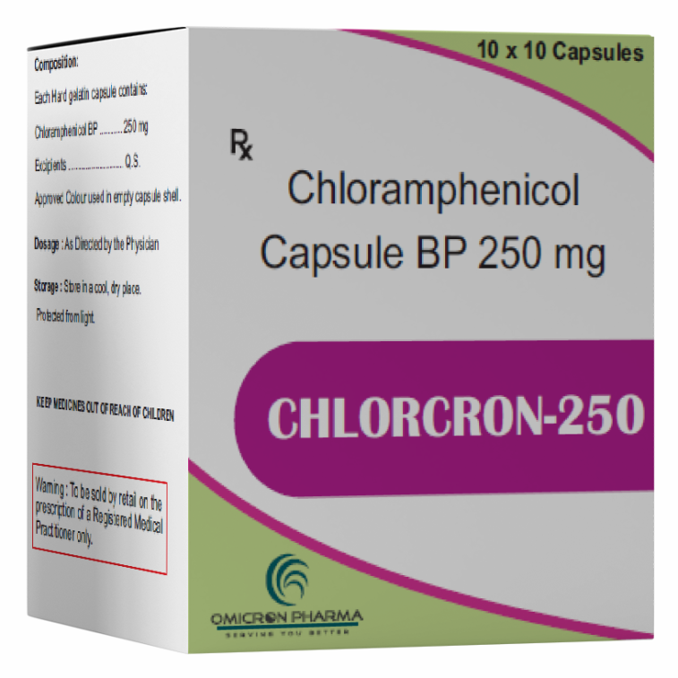 Chloramphenicol Capsules at best price in Surat Gujarat from Omicron