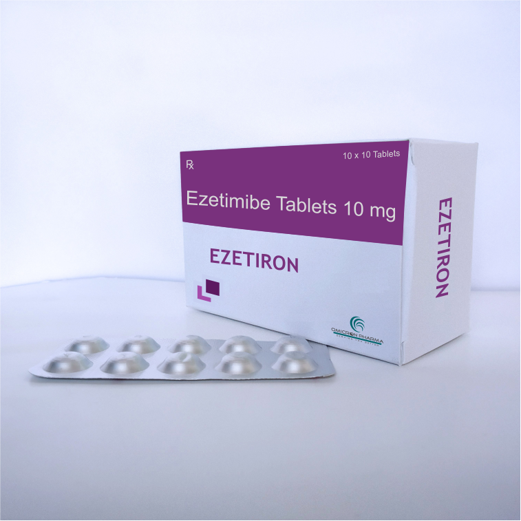 Ezetimibe Tablets at best price in Surat Gujarat from Omicron Pharma