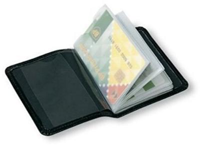 Plain Leather Card Holder, Shape : Rectangular